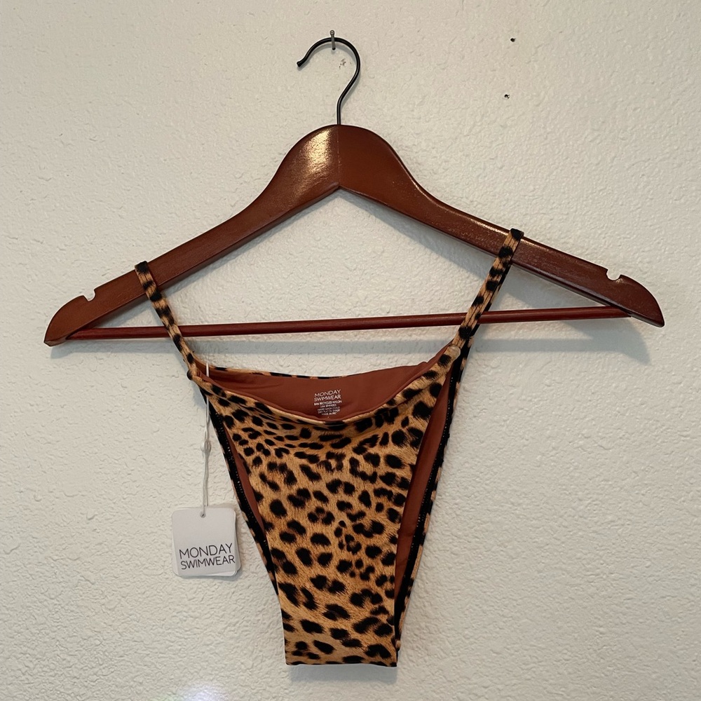 Monday Swimwear Barbados bottoms in Jaguar, never worn